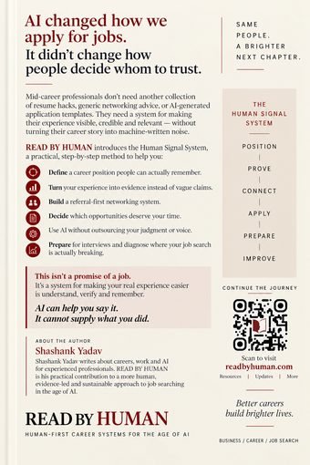 READ BY HUMAN back cover