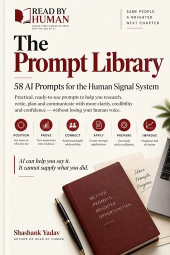 READ BY HUMAN Prompt Library cover